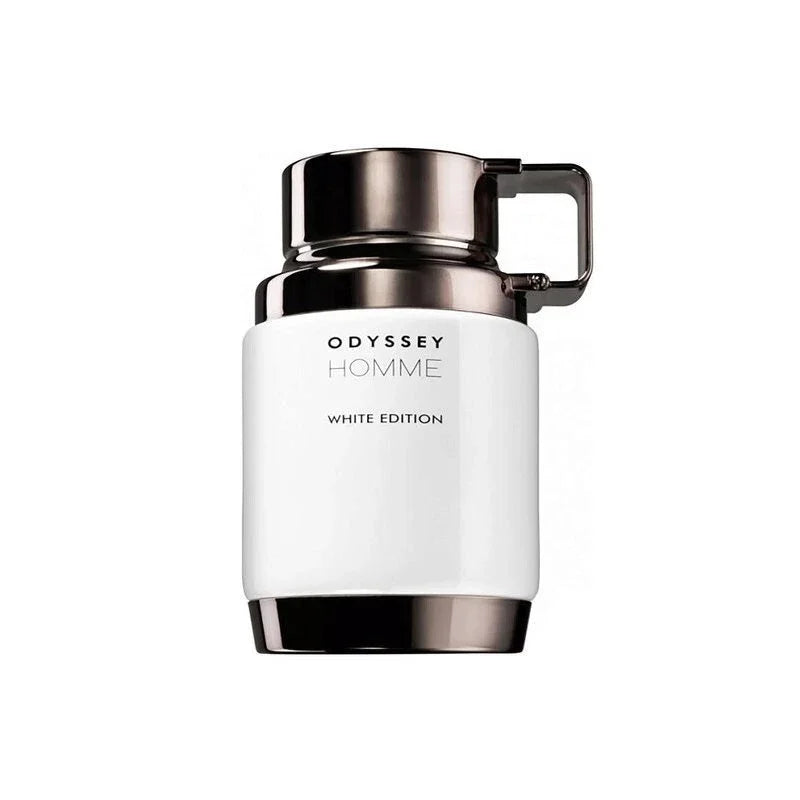Armaf Odyssey Homme White Edition EDP 100ml (3.4 fl oz), Fougere Oriental Woody Fragrance for Men