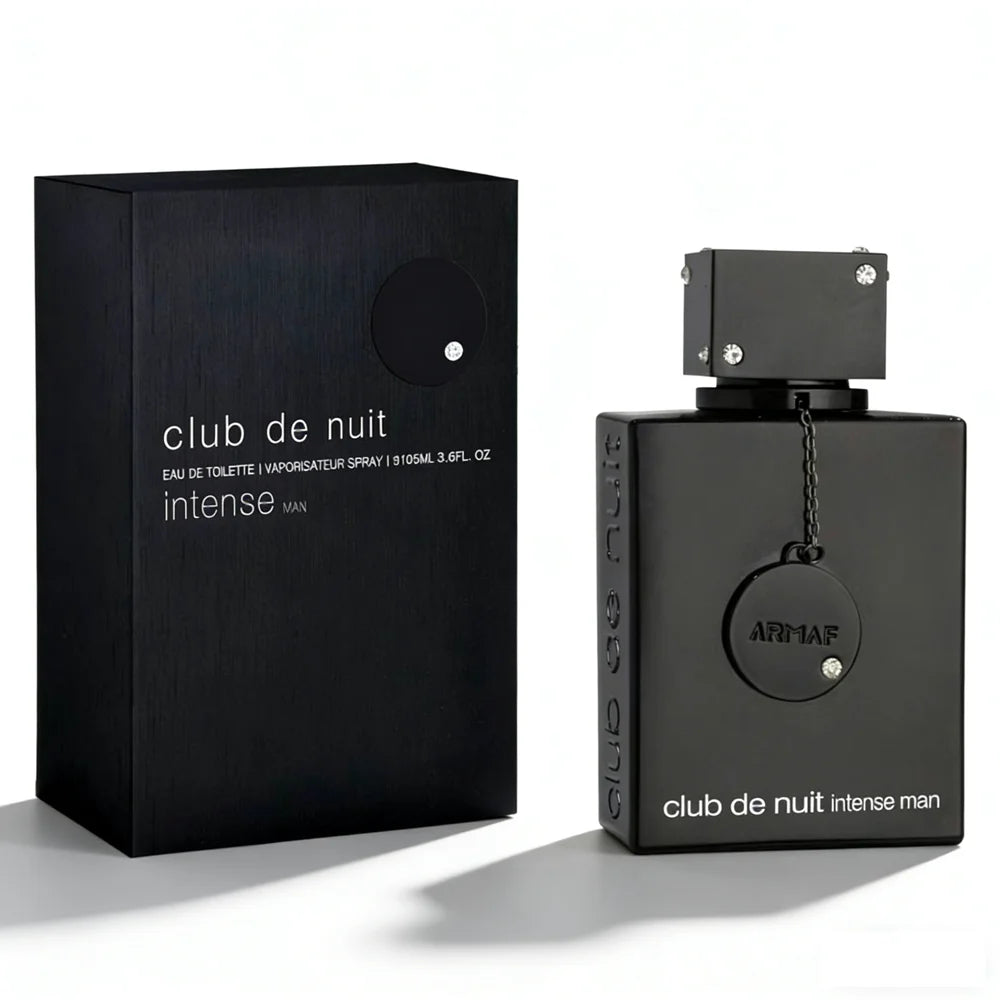 Armaf Club De Nuit Men's Perfume 3.6oz EDP Woody Leather Long Lasting Original Daily Fragrance Gift for Man