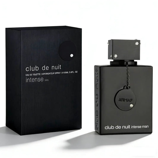 Armaf Club De Nuit Men's Perfume 3.6oz EDP Woody Leather Long Lasting Original Daily Fragrance Gift for Man
