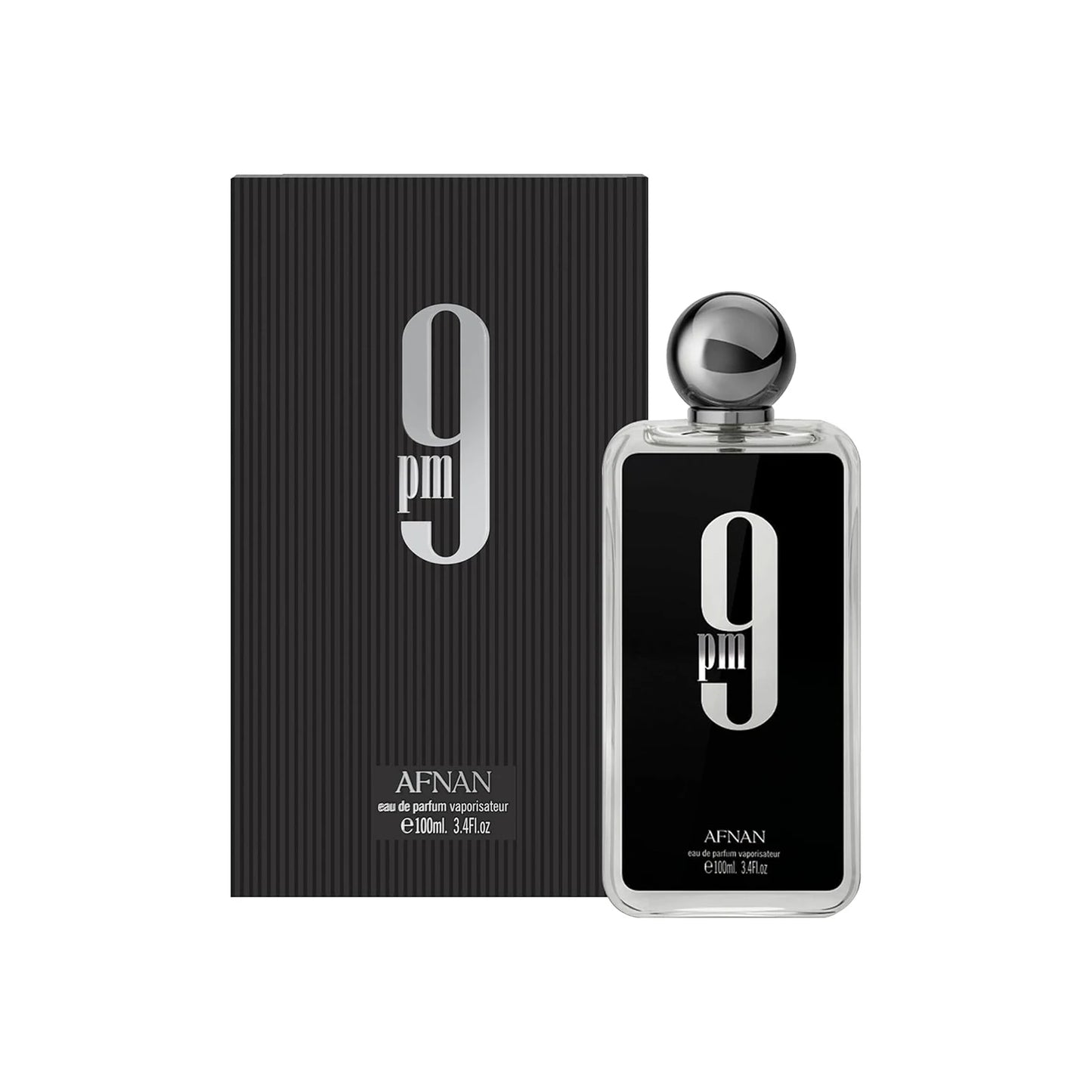 Afnan 9 PM Collection Eau de Parfum Spray For Unisex , Night Out Rebel Elixir 3.4 Oz / 100 ML Long-Lasting Fragrance Valentine's Day Gift For Men