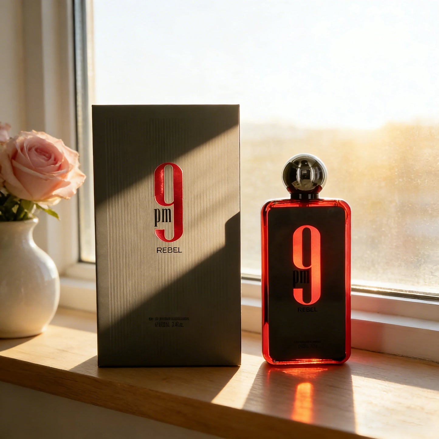 9pm Rebel Neutral EDP perfume spray 3.4oz/100ml - fruity woody notes with pineapple and caramel