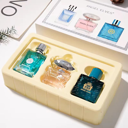 Brand Unisex Perfume Women 90ml Parfums Homme Gift Box 3Pcs Set Club De Nuit Women's Perfumes Lasting Floral Fruity Scent Spray