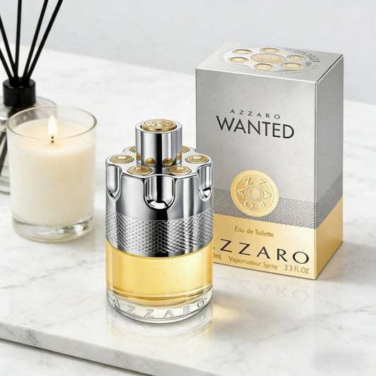 Azzaro Wanted eau de toilette 3.4oz 100ml, fresh citrus fragrance, full of sunshine and vitality