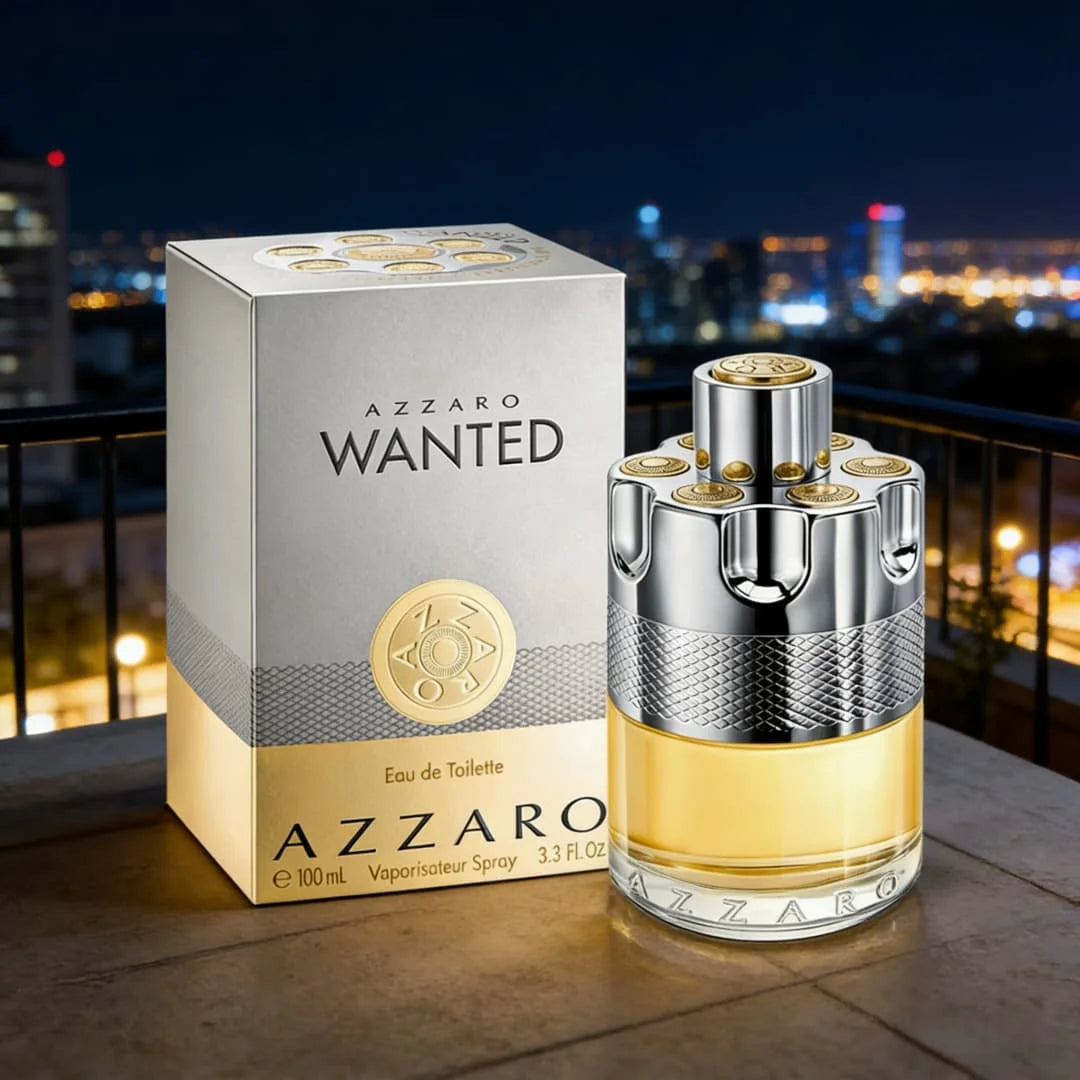 Azzaro Wanted eau de toilette 3.4oz 100ml, fresh citrus fragrance, full of sunshine and vitality