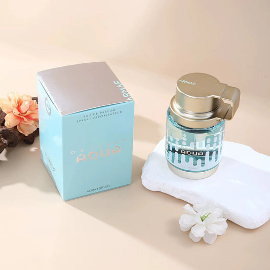 3.4Oz Armaf Odyssey Aqua Edition Man Woman Arabic Lasting Fragrance Body Spray Dubai Unisex Clone Parfum Fragrant Notes Men